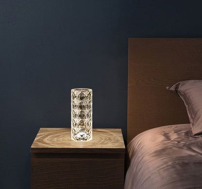 Nordic Style USB Crystal Table Lamp