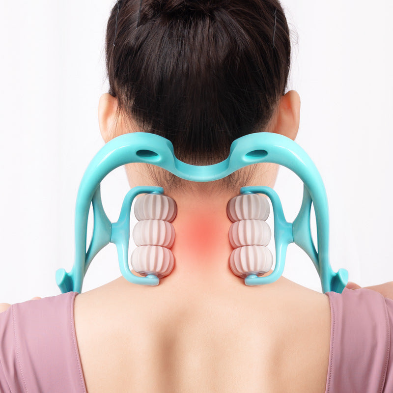 Multifunctional Neck Massager - Six-wheels