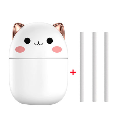 Air Humidifier Cute Cat Ultra-Silent USB