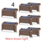 LED Solar Fence Waterproof Lamp For Garden Pathway Step Yard