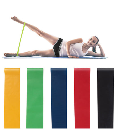 Yoga Training Elastic Bands - 5 Level Resistance