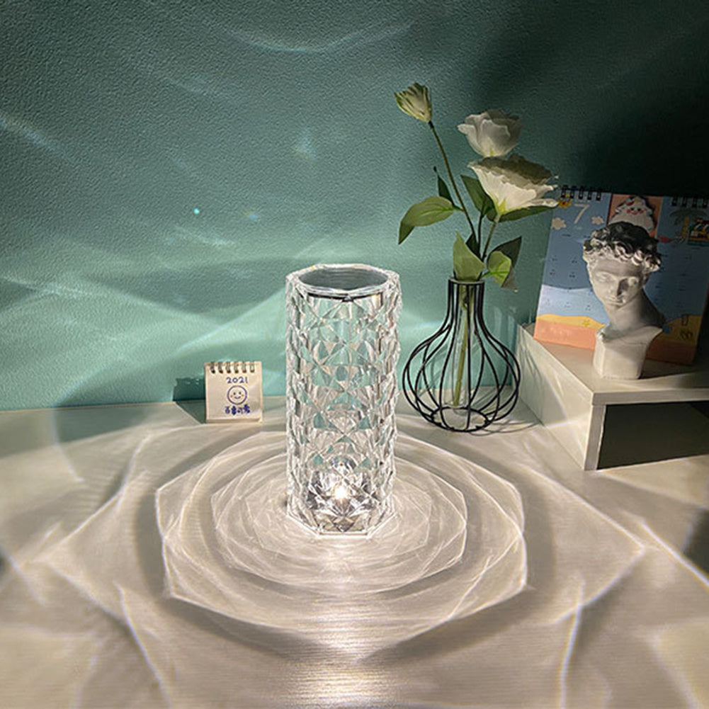 Nordic Style USB Crystal Table Lamp