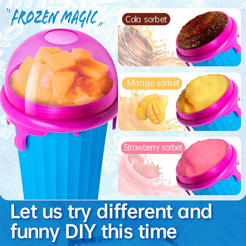Large Capacity Slushy Smoothie Maker Cup 500ML