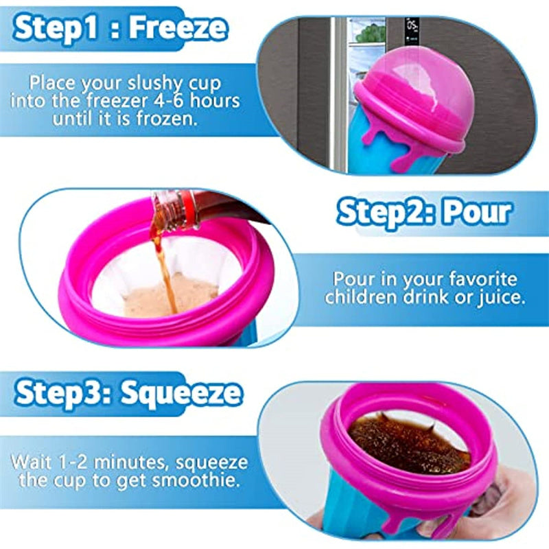 Large Capacity Slushy Smoothie Maker Cup 500ML